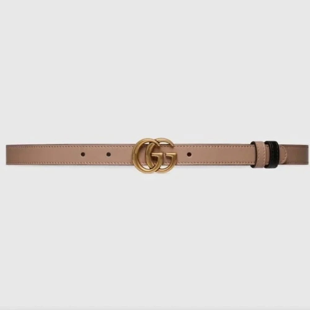 Gucci GG Marmont Reversible Thin Belt